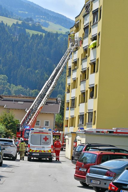 Küchenbrand in Volders. | Foto: zoom-tirol