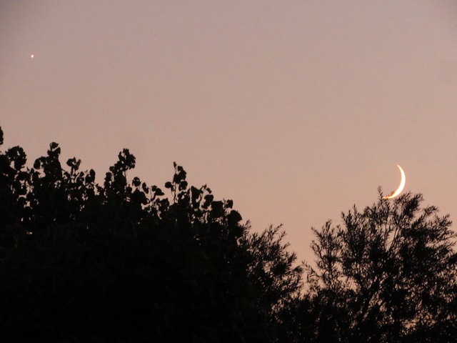 15.07.2018 Mond bei Venus