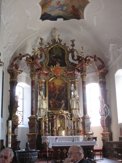Schwarzenberg mit Altarbild von A. Kauffmann | Foto: Köttritsch