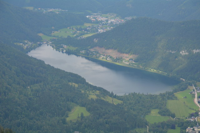 Die Aussicht auf den Lunzer See ist einfach traumhaft.