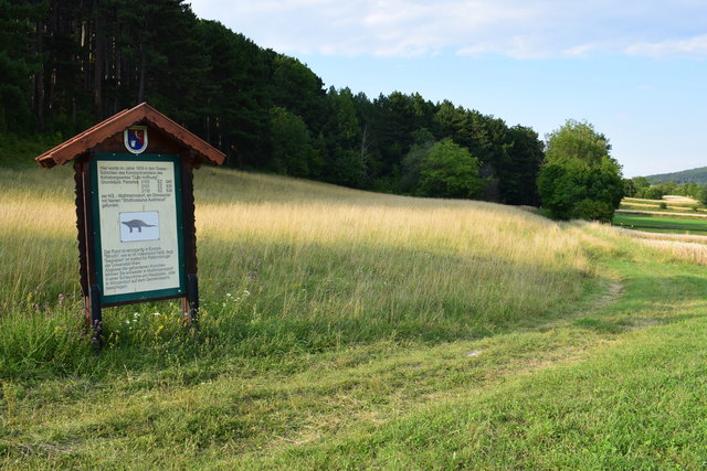 Dinosaurierfundstelle in Muthmannsdorf