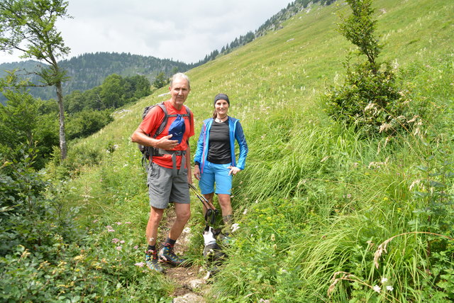Wanderer unter sich: Franz Sturmlechner und Marika Roth.