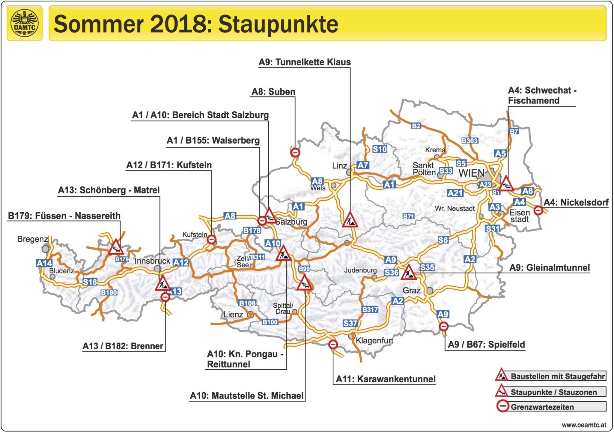 Darf Man In österreich Von Der Autobahn Abfahren 2022 Sommerreiseverkehr: Hier staut es sich auf den Autobahnen - Oberösterreich