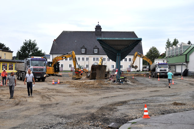 Die Arbeiten sind voll im Gang. | Foto: Stadtgemeinde