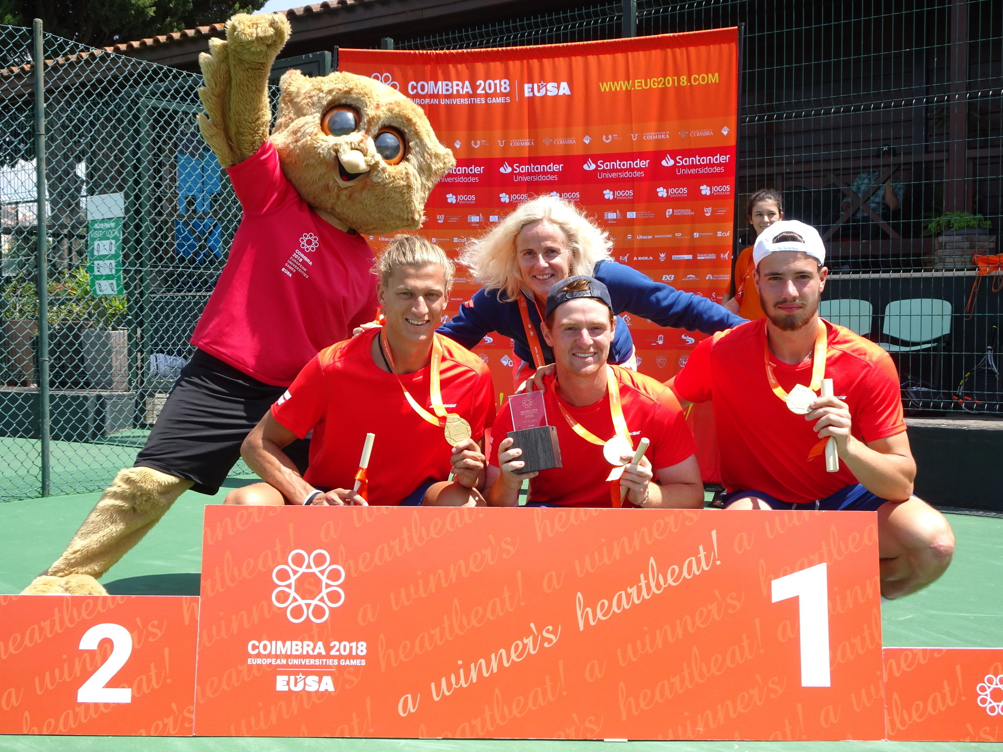 Gold für UniTennisteam Innsbruck