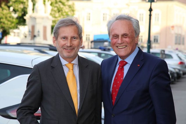 Johannes Hahn und Josef Höchtl | Foto: Franz Johann Morgenbesser