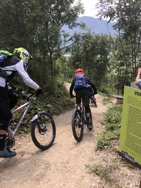 Der neue Mountainbiketrail.