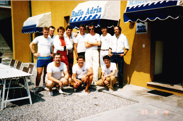 Das Radio Adria-Team vom Sommer 1989. | Foto: radio-adria@cybercom.at