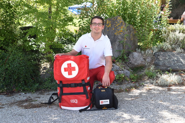 Michael Peterschinek ist seit Kurzem als First Responder tätig