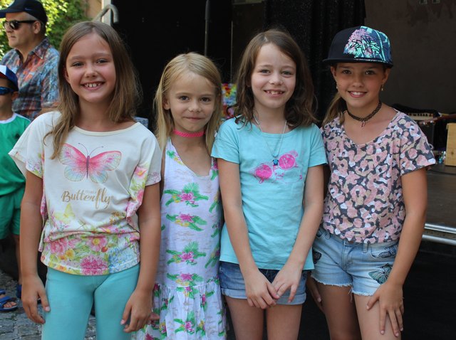 Carla, Charlotte, Marlene und Sophia