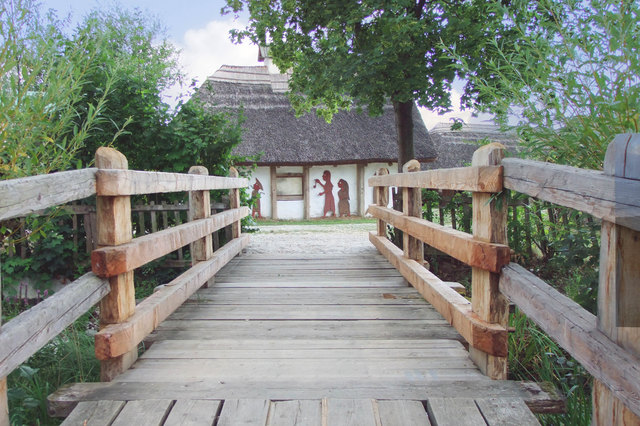 Blick zum Herrenhaus