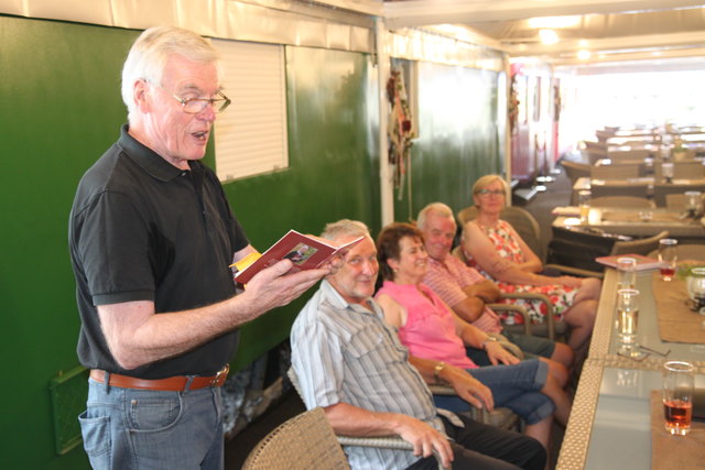 Auch sein jüngstes Werk Bauernbrot, G'sölchts und Steirerwein hatte Peter Stelzl im Gepäck