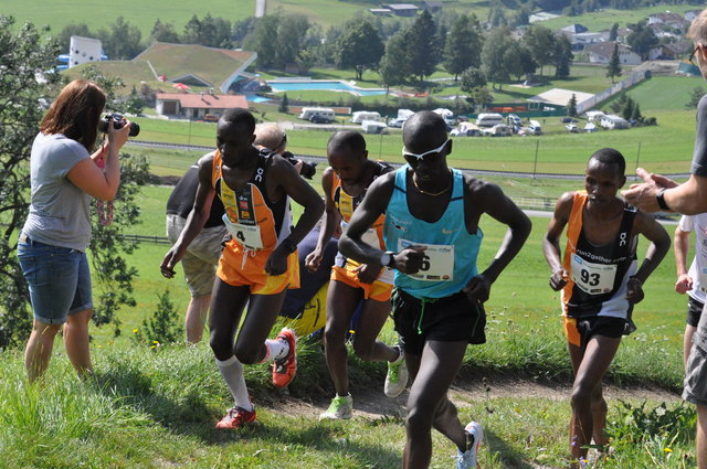 Isaac Kosgei, bester Österreicher bei der Österreichischen Berglaufmeisterschaft. | Foto: SKN