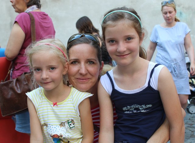 Luisa, Astrid und Olivia