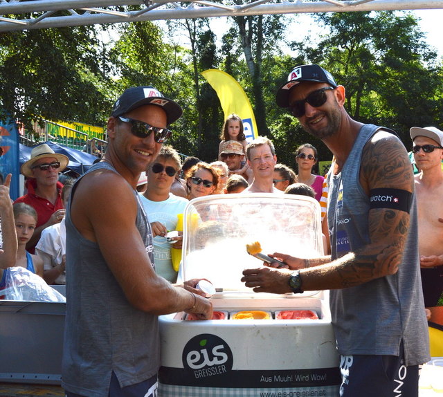 Clemens Doppler und Alex Horst bei der „Ice Challenge„ | Foto: SPORT.LAND.NÖ