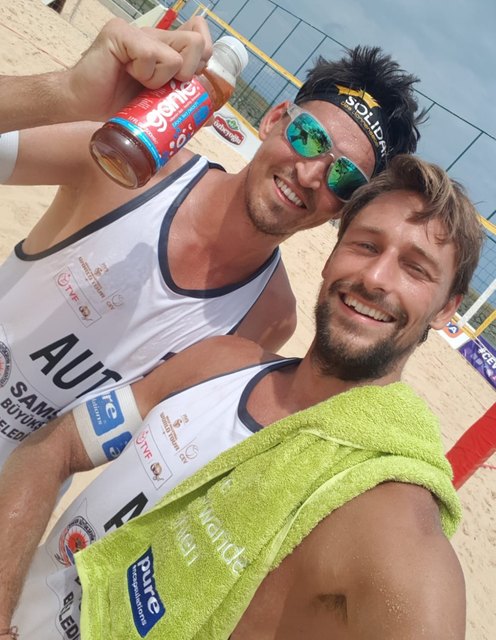 Peter Eglseer und Tommy Kunert - trotz undankbarem 4. Platz gut gelaunt