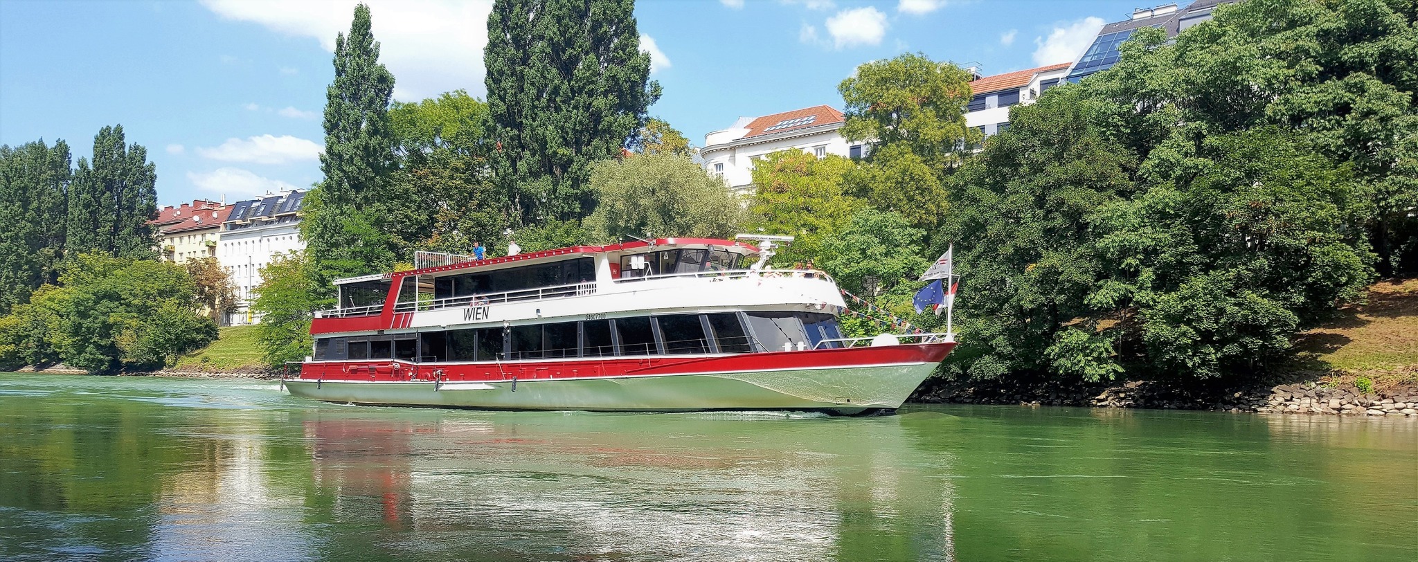Wien erkunden, per Schiff... Donaustadt