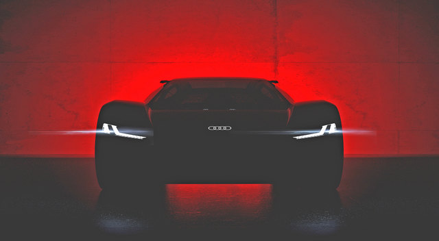 Die Weltpremiere des elektrisch angetriebenen Supersportlers Audi PB18 e-tron findet am 23. August statt. | Foto: Audi