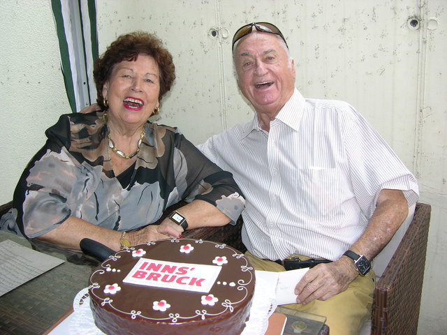 Fredi Püls mit seiner Frau Christl, seit 50 Jahren an seiner Seite.
