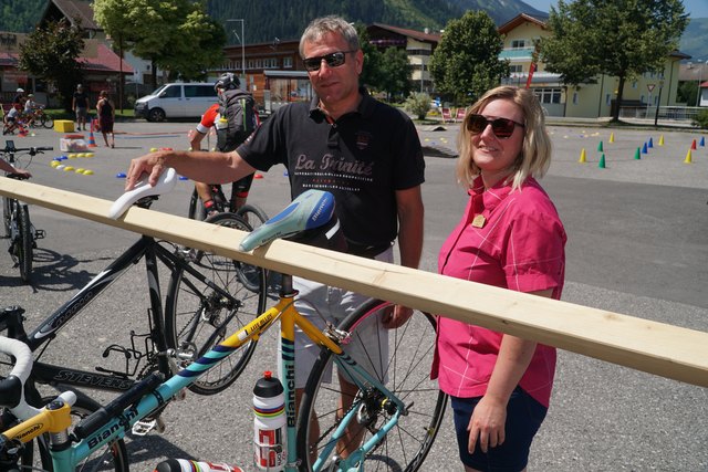 Bgm. Markus Eberle und TVB-Mitarbeiterin Stefanie Roth. | Foto: Reichel