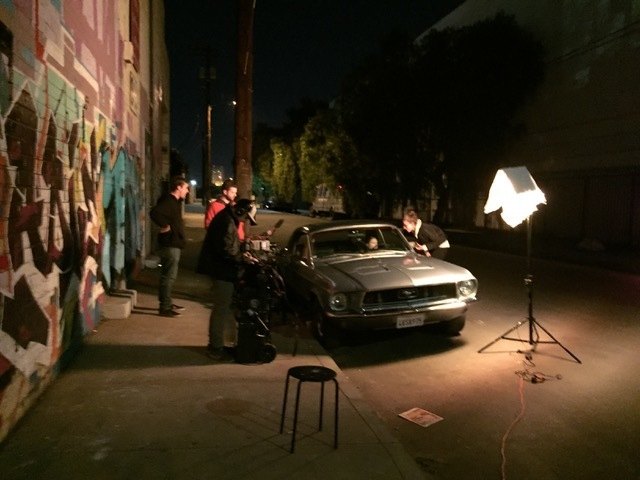 Am Filmset von „The Reason for Living“