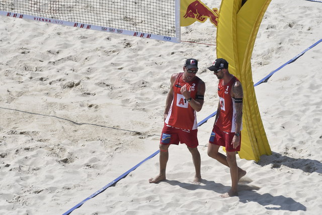 Österreichs Beachvolleyball-Team: Vizeweltmeister Doppler/Horts wieder am Court