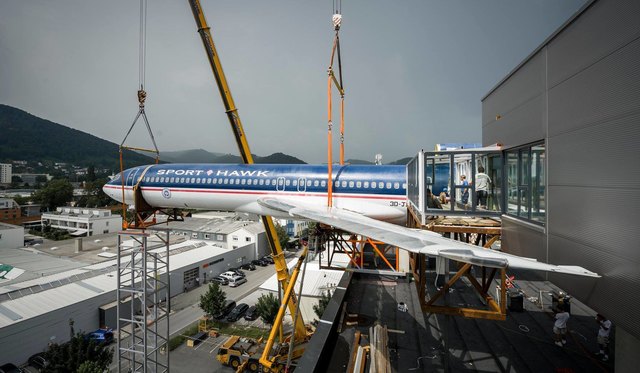 Auf die Iljuschin folgte nun die Boeing. Sie wird als Restaurant mit Abendbetrieb genutzt werden. | Foto: Nova Air