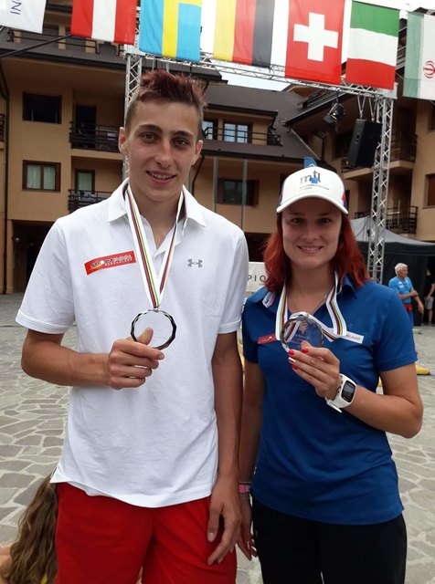 Roland Schlögl holte Silber und Bronze, Kristin Hetfleisch fuhr zweimal Silber und einmal Bronze heim. | Foto: Robert Hetfleisch