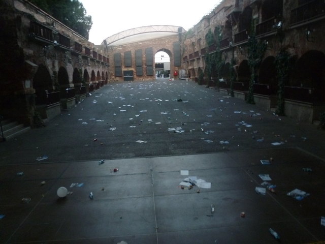 Die Kasematten am Tag danach...