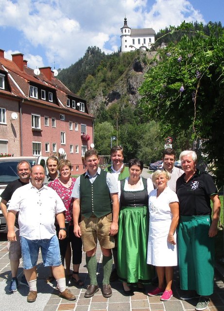 Andreas Feichtner, Robert Juritsch, Wolfgang Jast, Monika Luschnig, Andreas Kühberger, Andreas Steinegger, Ingrid Pregartner, Roswitha Kreisl, Richard Judmaier, Fritz Kreisl (v.l.). | Foto: KK