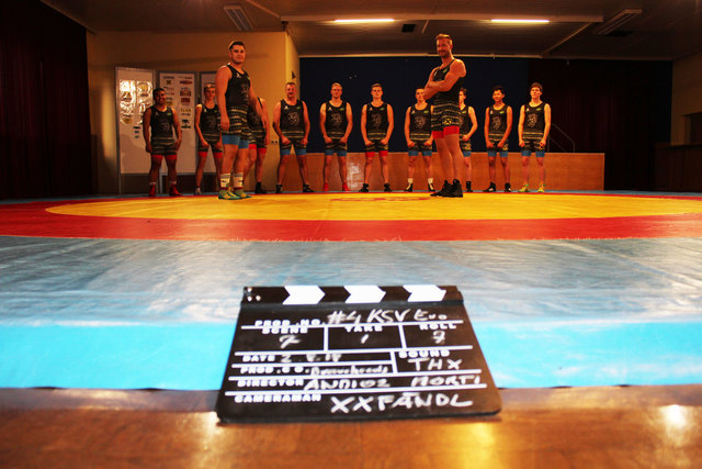 Da geht es wieder rund beim Filmen mit den "Brave Hearts" aus Söding und der Filmcrew. | Foto: Ortner