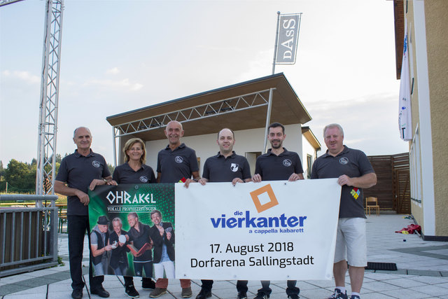Das Team der Dorfarena Gerhard Hipp, Roswitha Schaden, Wolfgang Weitzenböck, Thomas Ruß und Josef Bauer (v. l.) | Foto: Edelmaier