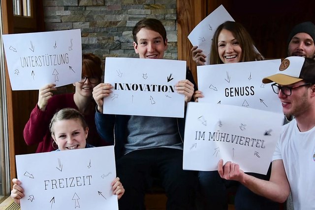 Das Team des Vereins MY4tl Freizeit, Innovation und Genuss möchte mit ihrem  MY4tl-Guide für die Region begeistern. | Foto: Verein MY4tl