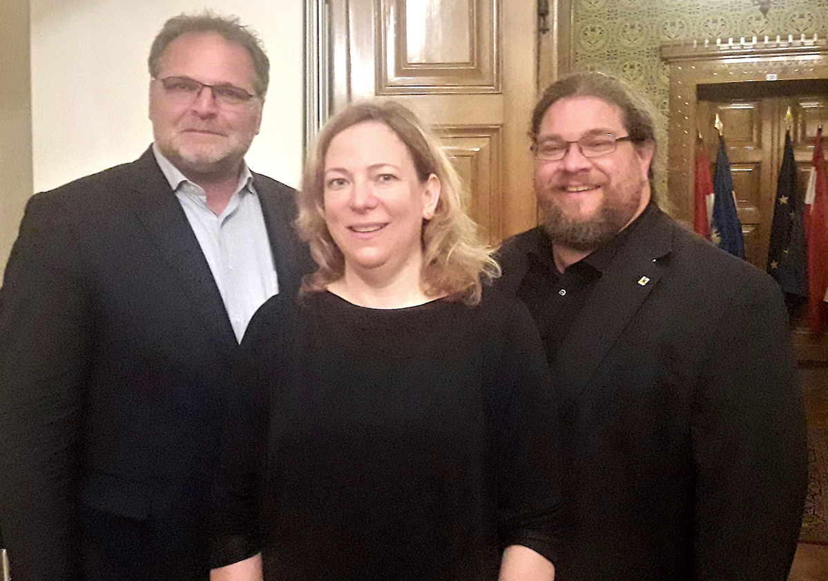 Willi Mernyi, Angelika Sacher, Klaus Bergmaier 