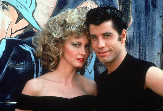 John Travolta und Olivia Newton-John in "Grease". | Foto: Image courtesy of Park Circus/Paramount