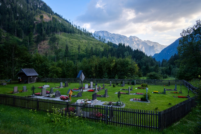 Friedhof bei Weichselboden im Hochschwabgebiet