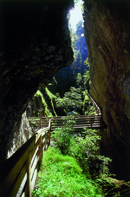 Eine Impression aus der Kitzlochklamm.