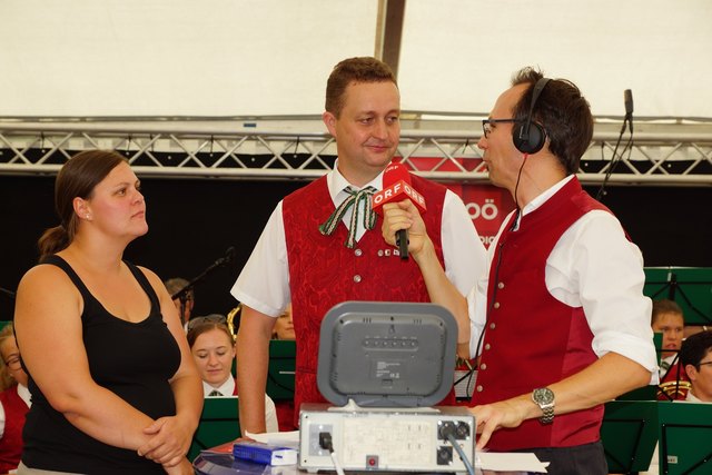 Obmann Roman Harrer und Obfrau Andrea Horninger standen Rede und Antwort