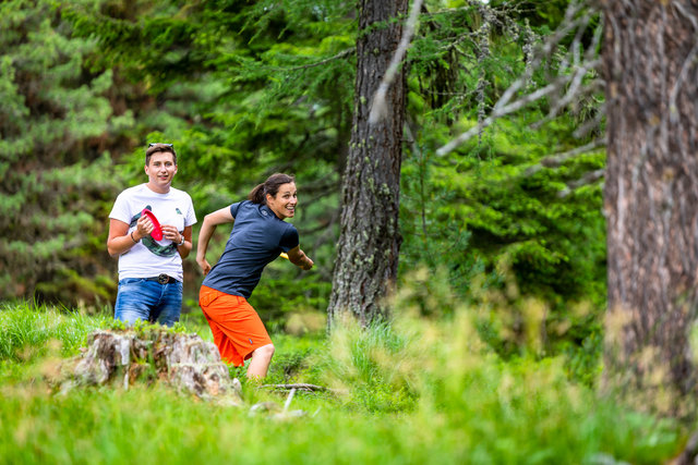 Am Kreischberg wird jetzt auch Disc Golf geboten. Foto: Kreischberg