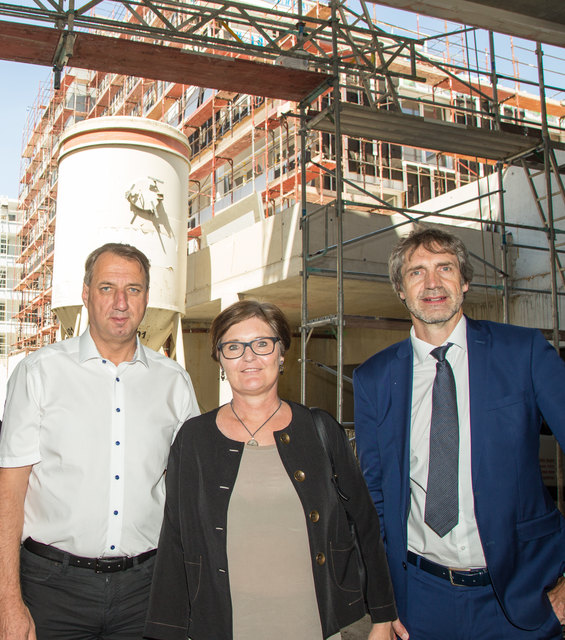 IPB-Geschäftsführer Johann Kranawitter, Karin Klein und Johann Günther (beide Sparkasse OÖ).