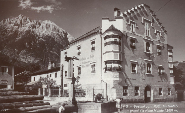 Der "Rösslwirt" früher. | Foto: Gemeindearchiv