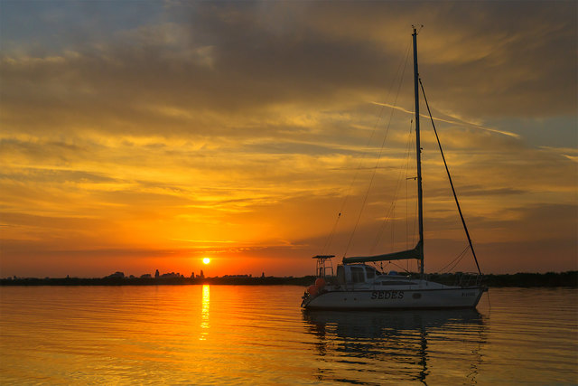 Sonnenaufgang am Neusiedler See
