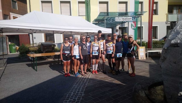 Das IGN Triteam Therme Nova Köflach beim Bergmarathon.