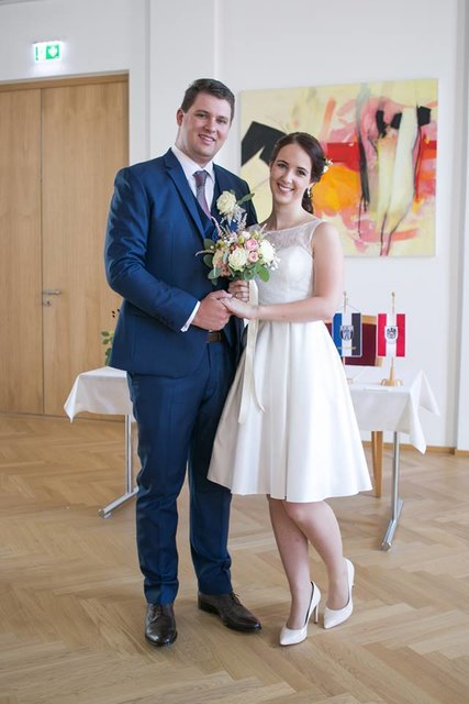 Stefan und Veronika Rath heirateten am 20. Juli standesamtlich, die kirchliche Trauung findet am 18.8. in Szombathely statt. | Foto: Fanni Bodnar
