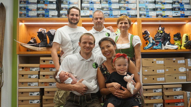 Familie Leitner freut sich über den gelungenen Umbau.