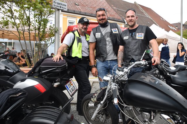Harald Lintschnig, Günter Schweiger und Oliver Bamberger vom Motorsportclub Brückl (von links)