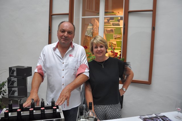 Das Winzerehepaar Artner aus Deutschkreutz