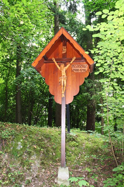 das Bestkreuz am Töscheldorfer Weg (1480-1716 Pesteinfälle)