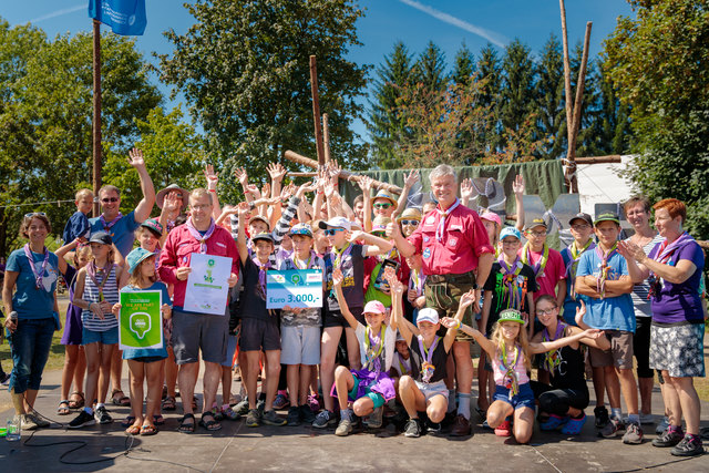 Am 6. August startete das 14. internationale Pfadfindertreffen unter dem Motto "HOME" | Foto: OÖPP/ Christoph Mühlbauer