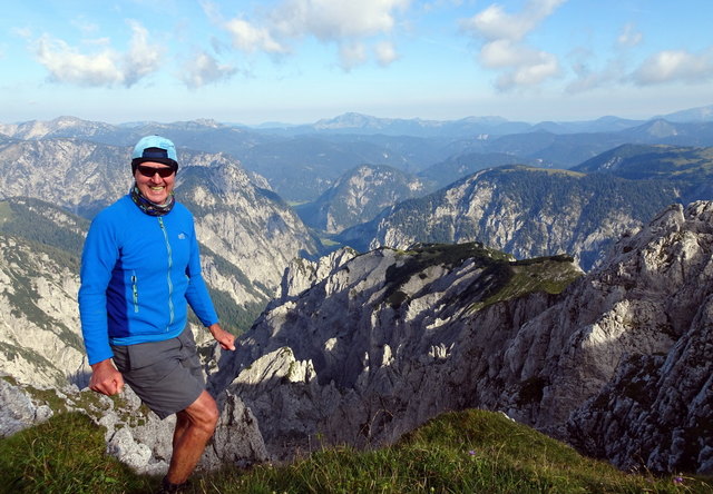 Herrlicher Blick von der Hohen Weichsel in die umliegende Bergwelt